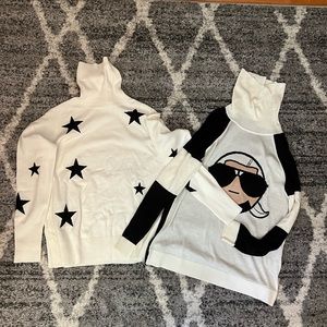 Light sweaters Karl Lagerfield and Amazon